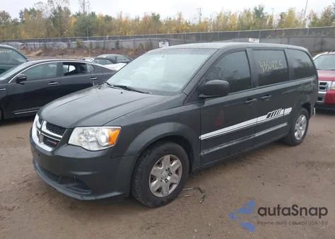 2012 Dodge Grand Caravan Se/Avp from USA, damaged, VIN 2C4RDGBGXCR330009